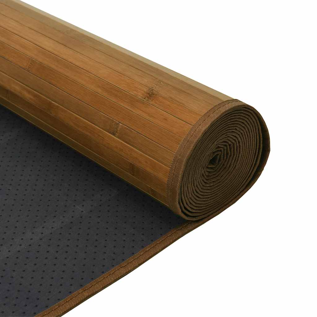 Tappeto Rettangolare Marrone 60x300 cm in Bambù | homemem39