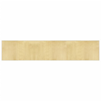 Tappeto Rettangolare Natura Chiaro 60x300 cm in Bambù | homemem39