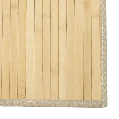 Tappeto Rettangolare Natura Chiaro 60x300 cm in Bambù | homemem39