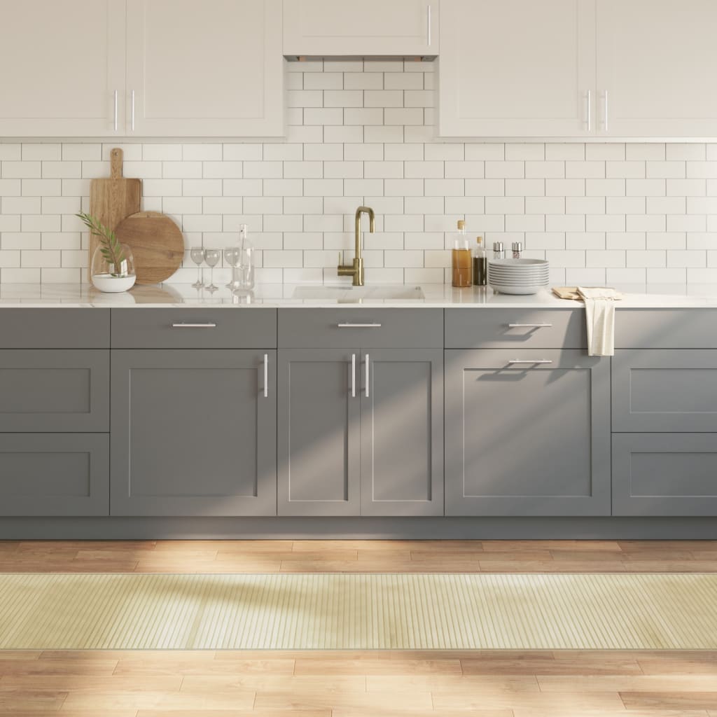 Tappeto Rettangolare Natura Chiaro 60x300 cm in Bambù - homemem39