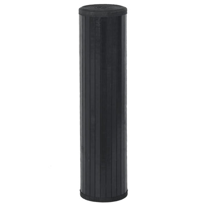 Tappeto Rettangolare Nero 60x400 cm in Bambù | homemem39