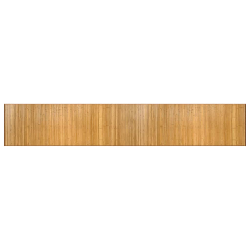 Tappeto Rettangolare Natura 60x400 cm in Bambù | homemem39