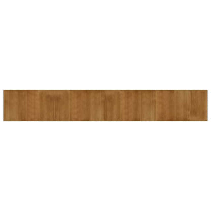 Tappeto Rettangolare Marrone 60x400 cm in Bambù | homemem39