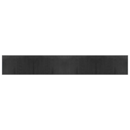 Tappeto Rettangolare Grigio 60x400 cm in Bambù | homemem39