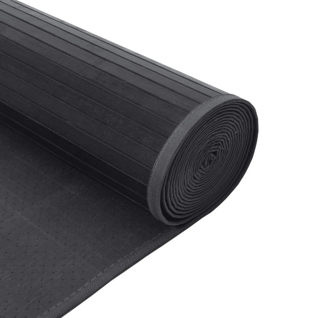 Tappeto Rettangolare Grigio 60x400 cm in Bambù | homemem39