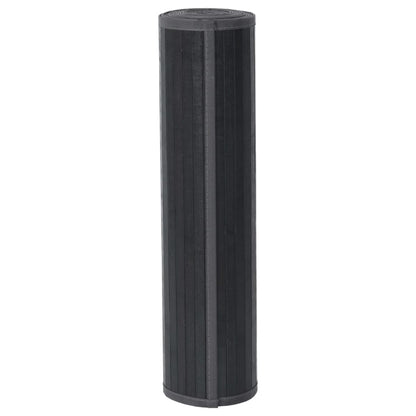 Tappeto Rettangolare Grigio 60x500 cm in Bambù