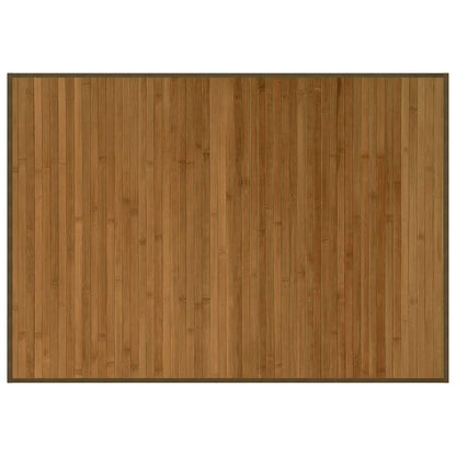 Tappeto Rettangolare Marrone 70x100 cm in Bambù