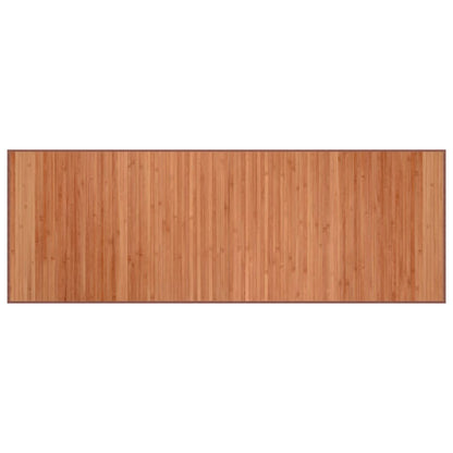 Tappeto Rettangolare Marrone 70x200 cm in Bambù