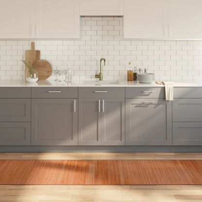 Tappeto Rettangolare Marrone 70x500 cm in Bambù - homemem39