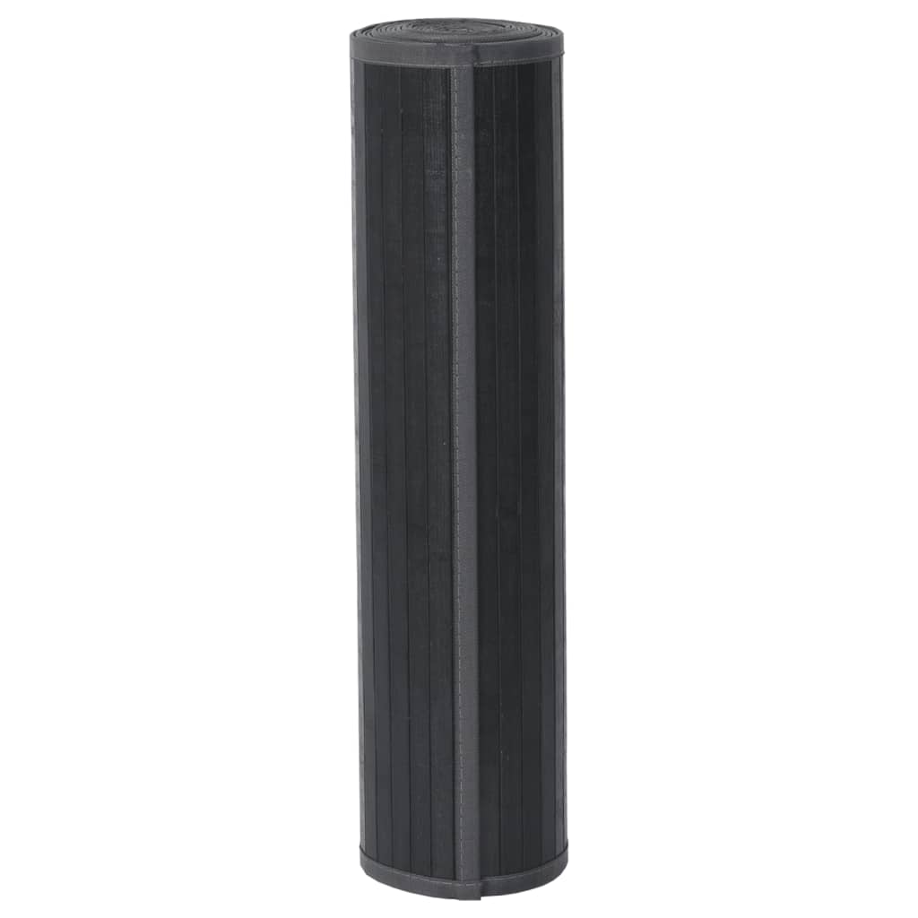 Tappeto Rettangolare Grigio 70x500 cm in Bambù - homemem39