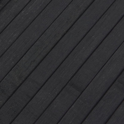 Tappeto Rettangolare Grigio 80x400 cm in Bambù - homemem39