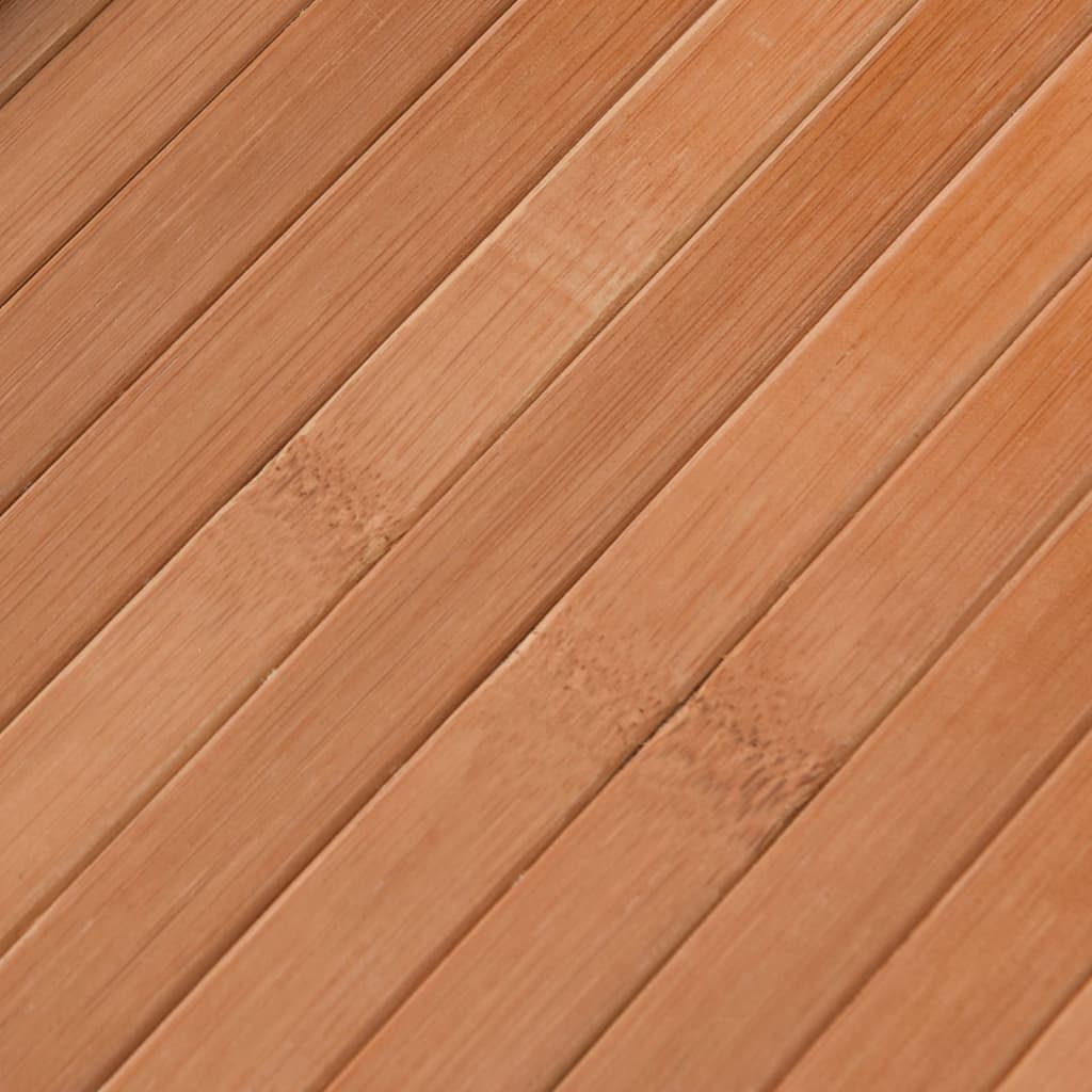 Tappeto Rettangolare Naturale 80x1000 cm in Bambù