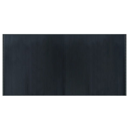 Tappeto Rettangolare Grigio 100x200 cm in Bambù | homemem39