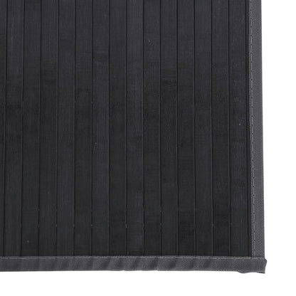 Tappeto Rettangolare Grigio 100x200 cm in Bambù | homemem39
