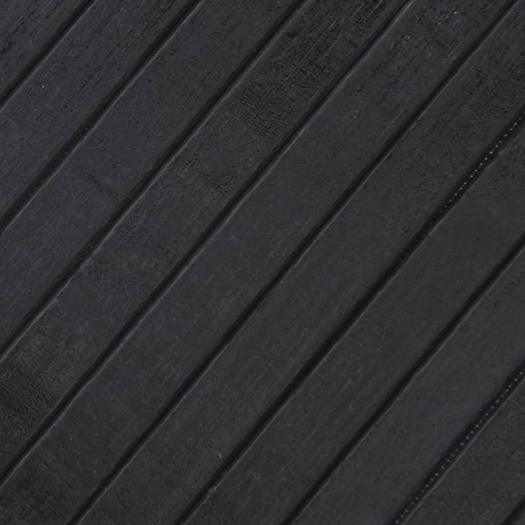 Tappeto Rettangolare Grigio 100x200 cm in Bambù | homemem39