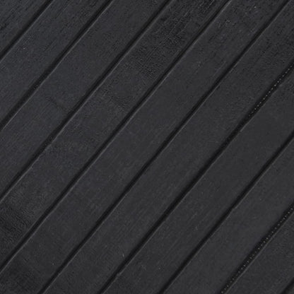 Tappeto Rettangolare Grigio 100x200 cm in Bambù | homemem39