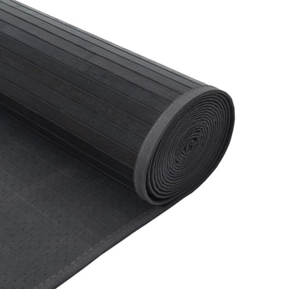 Tappeto Rettangolare Grigio 100x300 cm in Bambù | homemem39