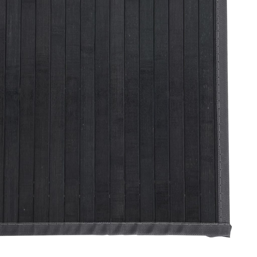 Tappeto Rettangolare Grigio 100x300 cm in Bambù | homemem39