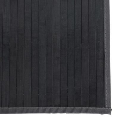 Tappeto Rettangolare Grigio 100x300 cm in Bambù | homemem39