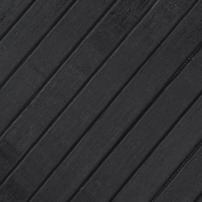 Tappeto Rettangolare Grigio 100x300 cm in Bambù | homemem39