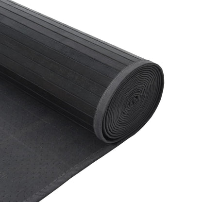 Tappeto Rettangolare Grigio 100x400 cm in Bambù | homemem39