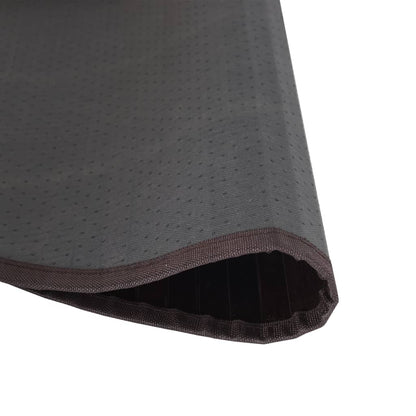Tappeto Rotondo Marrone Scuro 80 cm in Bambù | homemem39