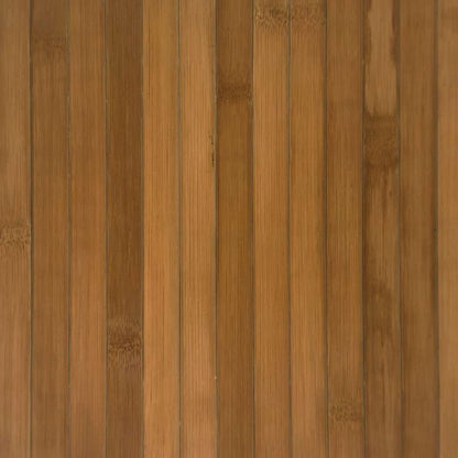 Tappeto Rotondo Marrone 100 cm in Bambù | homemem39