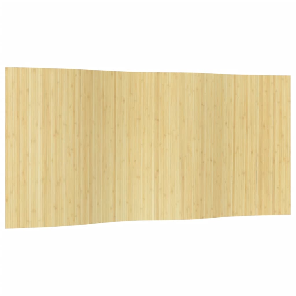 Light Natural Room Divider 165x400 cm in Bamboo