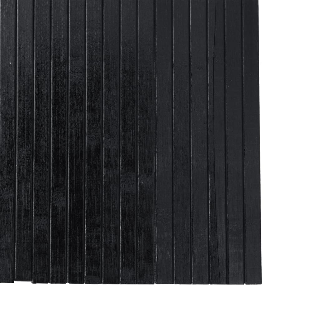 Black Room Divider 165x600 cm in Bamboo