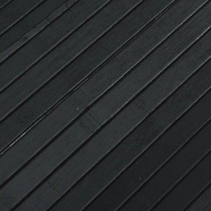 Black Room Divider 165x600 cm in Bamboo