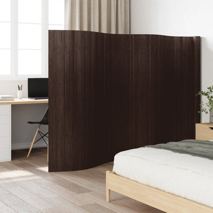 Divisorio Ambienti Marrone Scuro Larghezza 600 cm Altezza 165 cm in Bambù | homemem39