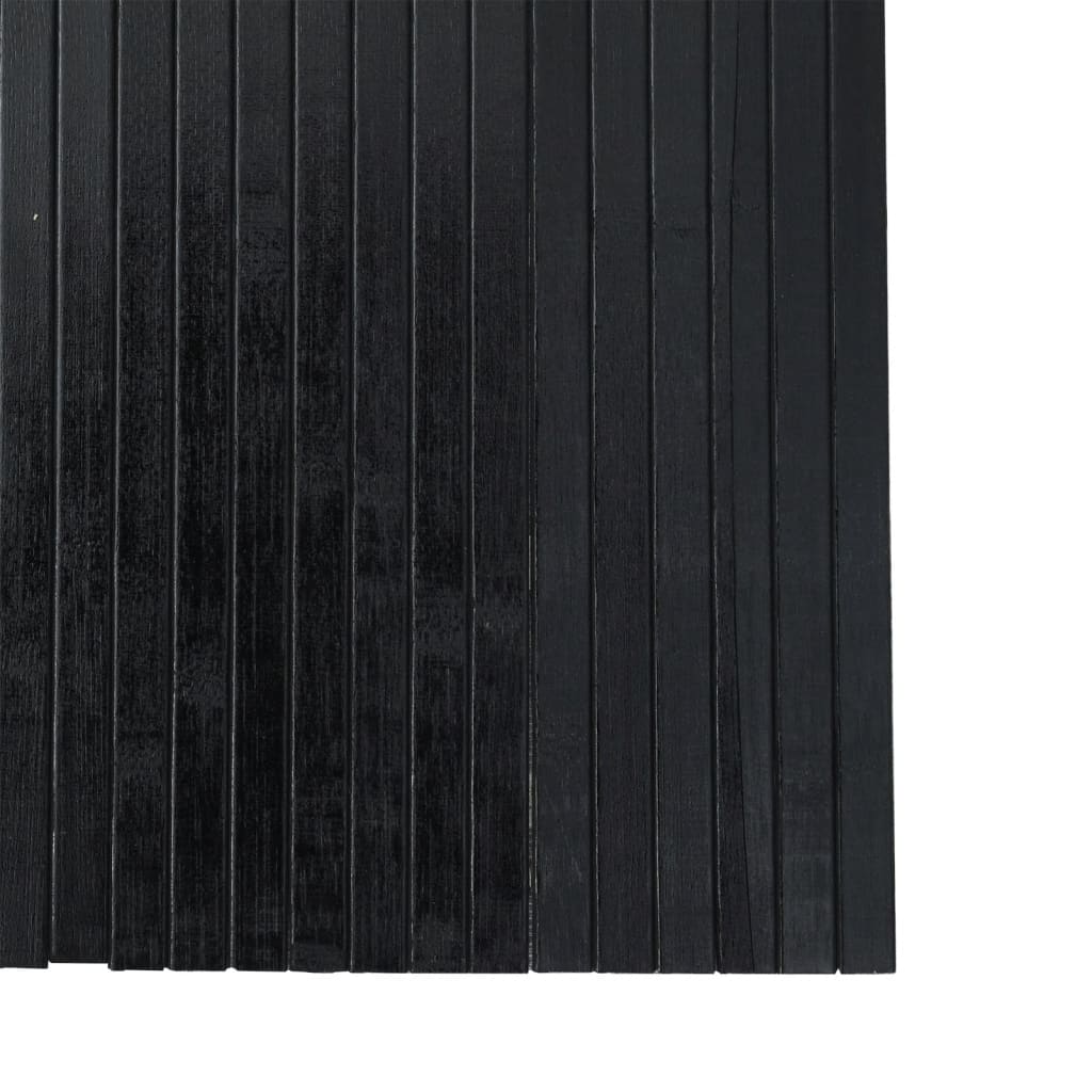 Black Room Divider 165x800 cm in Bamboo