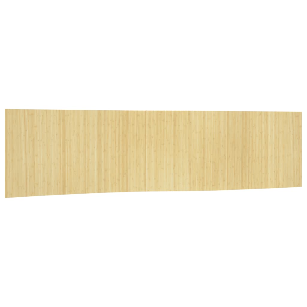 Light Natural Room Divider 165x800 cm in Bamboo