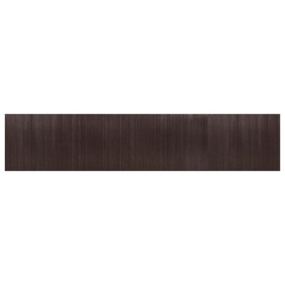 Dark Brown Room Divider 165x800 cm in Bamboo