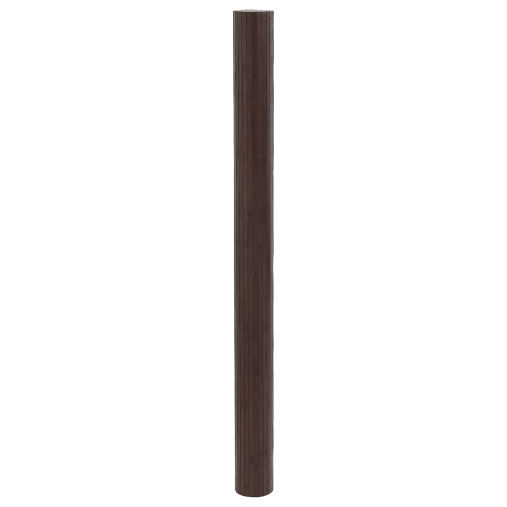 Dark Brown Room Divider 165x800 cm in Bamboo