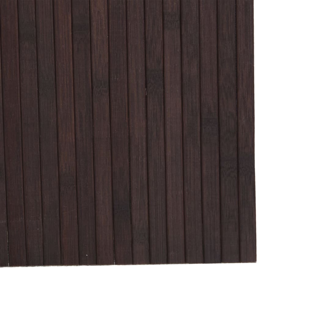 Dark Brown Room Divider 165x800 cm in Bamboo