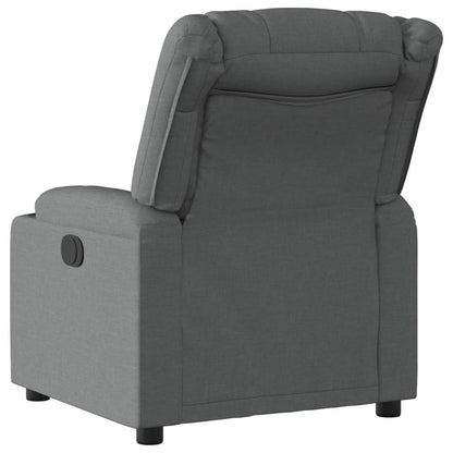 Poltrona Reclinabile in Tessuto Grigio Scuro | homemem39