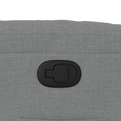 Poltrona Reclinabile in Tessuto Grigio Chiaro | homemem39