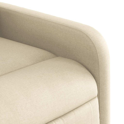 Poltrona Reclinabile in Tessuto Crema | homemem39