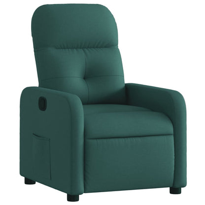Poltrona Reclinabile in Tessuto Verde Scuro | homemem39