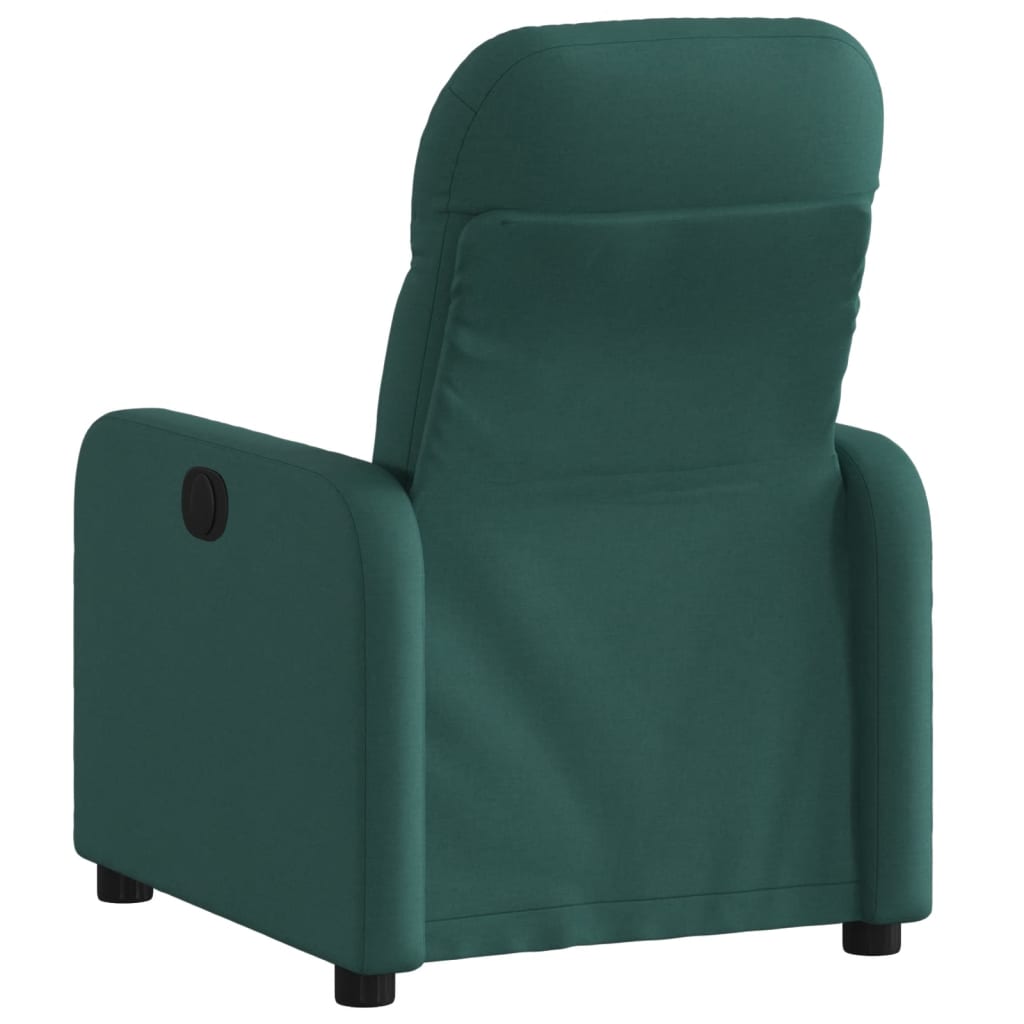 Poltrona Reclinabile in Tessuto Verde Scuro | homemem39