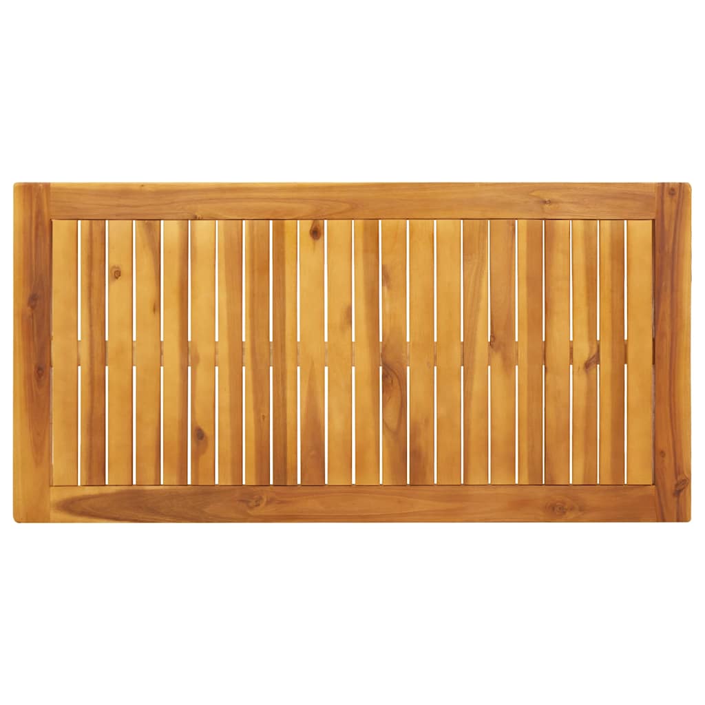 Tavolo da Pranzo da Giardino 110x55x75 cm Legno Massello Acacia