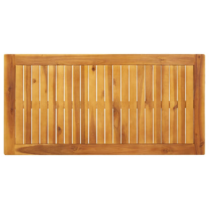 Tavolo da Pranzo da Giardino 110x55x75 cm Legno Massello Acacia
