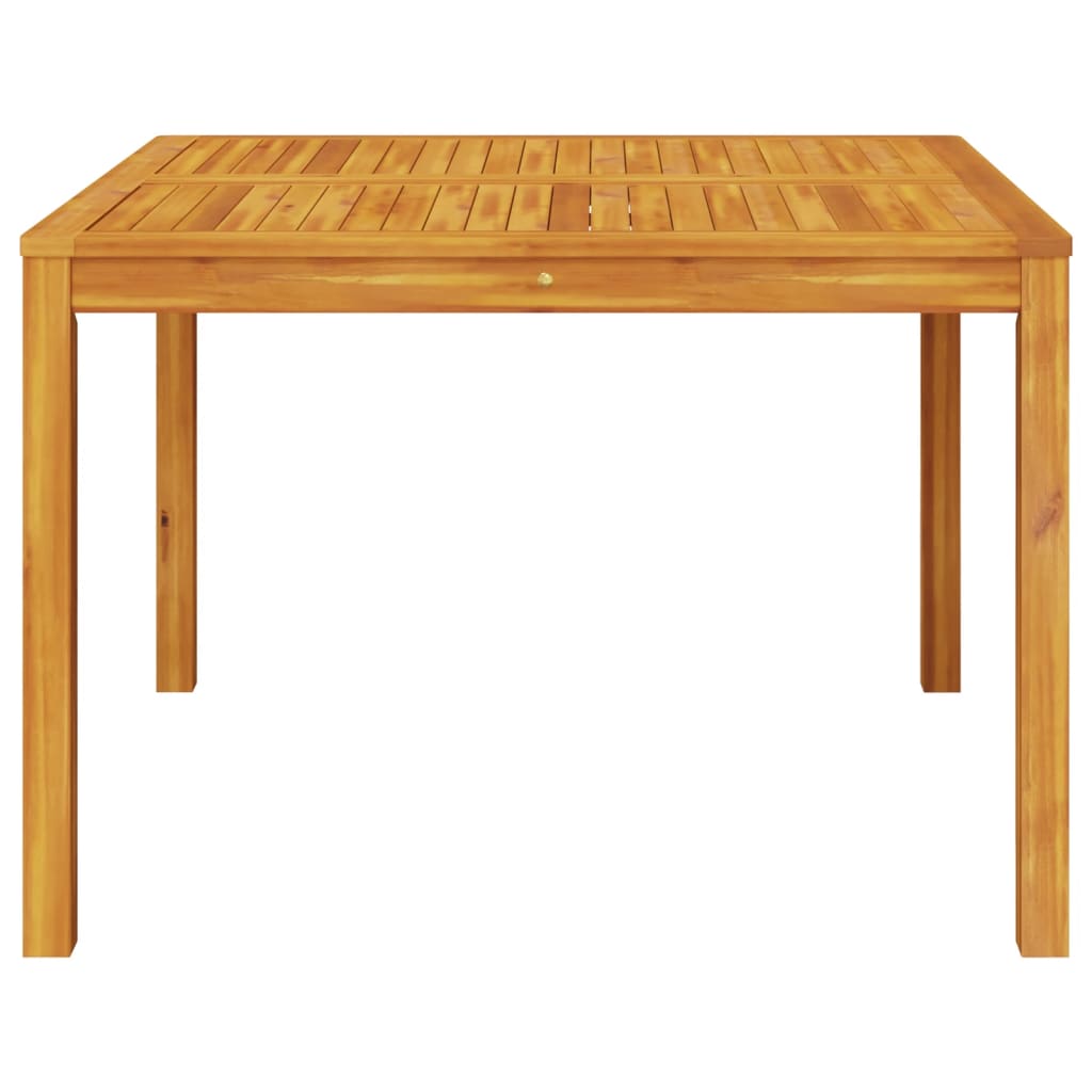 Tavolo da Pranzo da Giardino 110x110x75cm Legno Massello Acacia