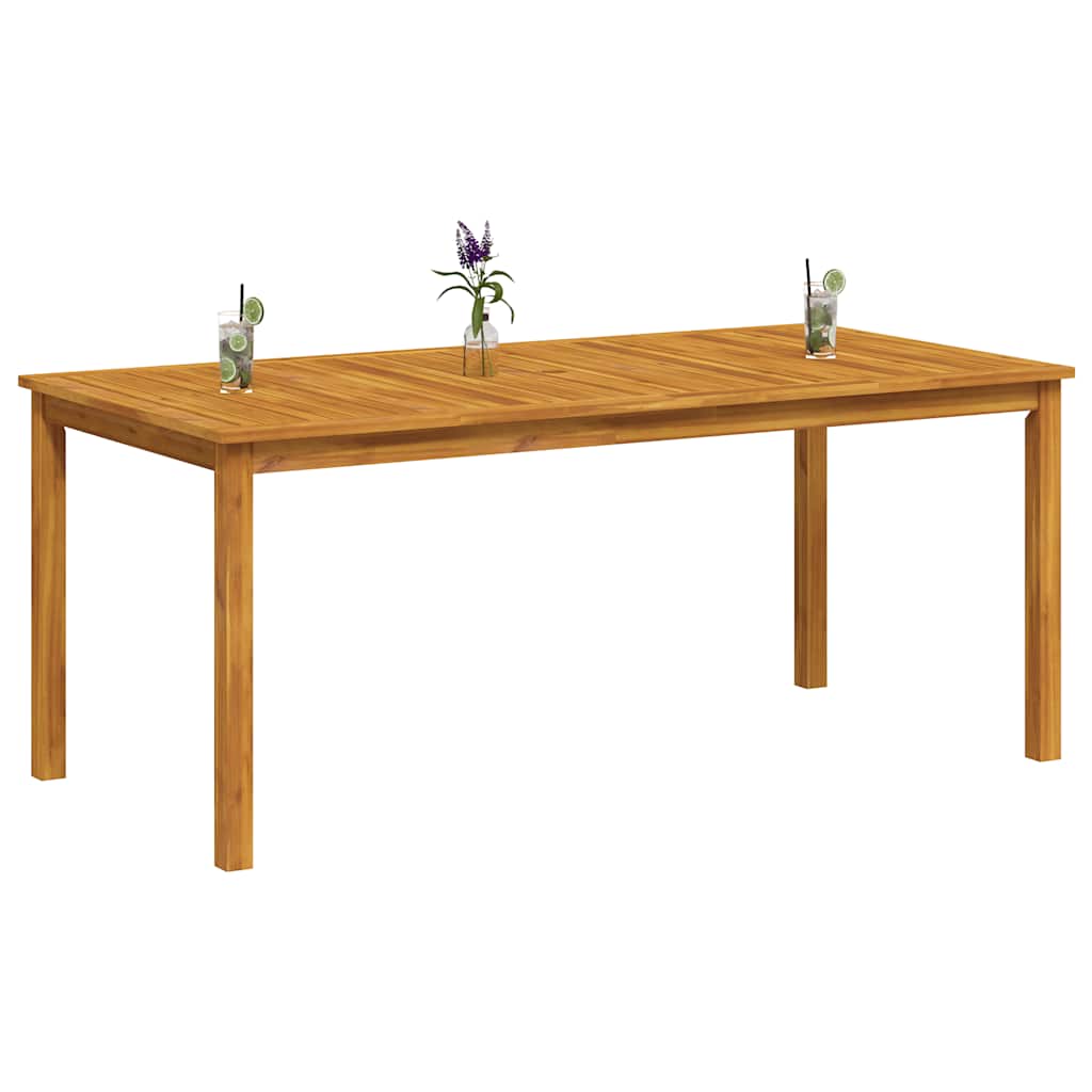 Tavolo da Pranzo da Giardino 180x90x75 cm Legno Massello Acacia