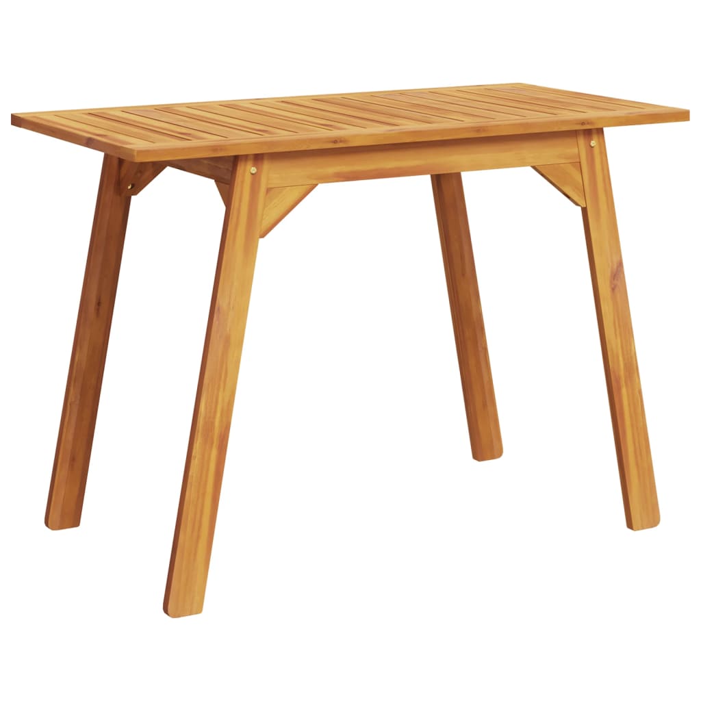 Tavolo da Pranzo da Giardino 110x56x75 cm Legno Massello Acacia