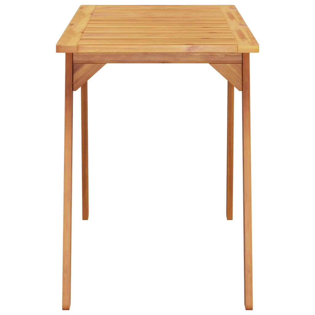 Tavolo da Pranzo da Giardino 110x56x75 cm Legno Massello Acacia