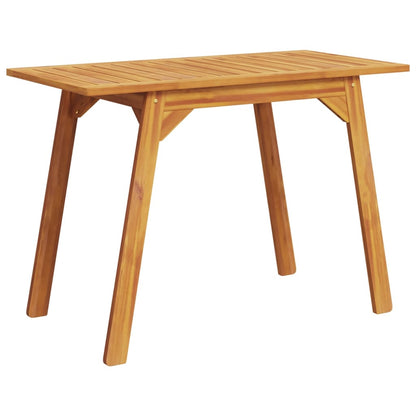 Tavolo da Pranzo da Giardino 110x56x75 cm Legno Massello Acacia