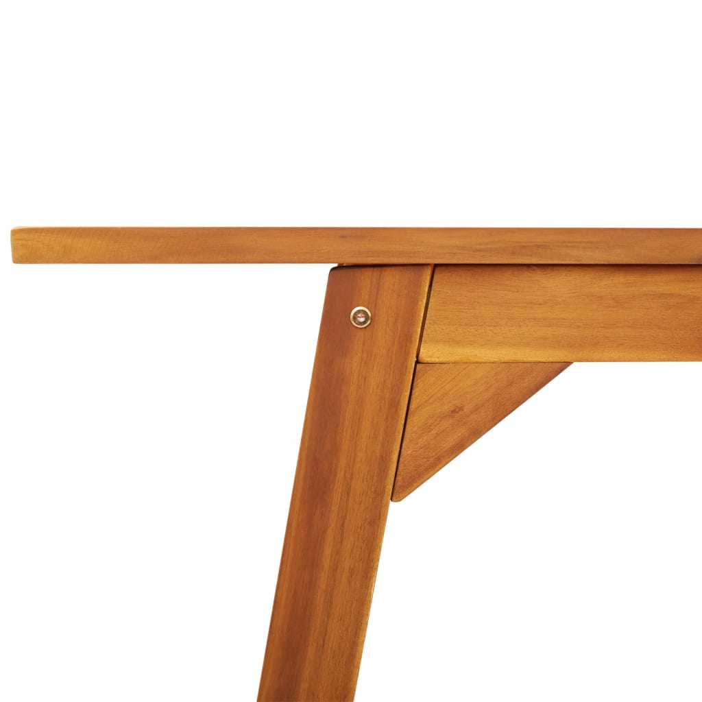 Tavolo da Pranzo da Giardino 110x56x75 cm Legno Massello Acacia