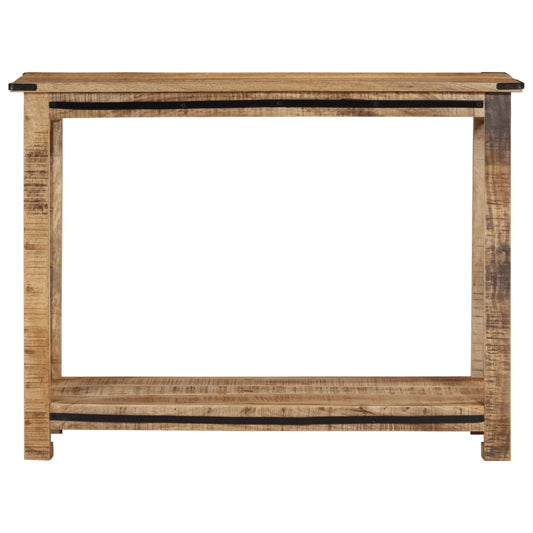 Tavolo Consolle 100x35x75 cm in Legno Massello di Mango